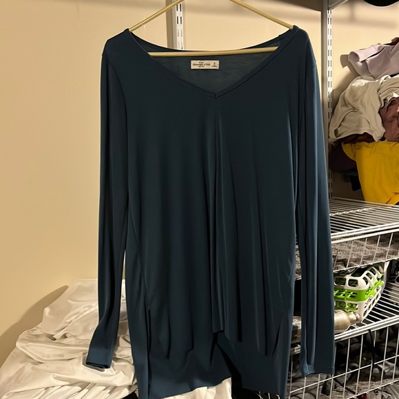 Abercrombie & Fitch long sleeve woven top - Picture 1 of 4